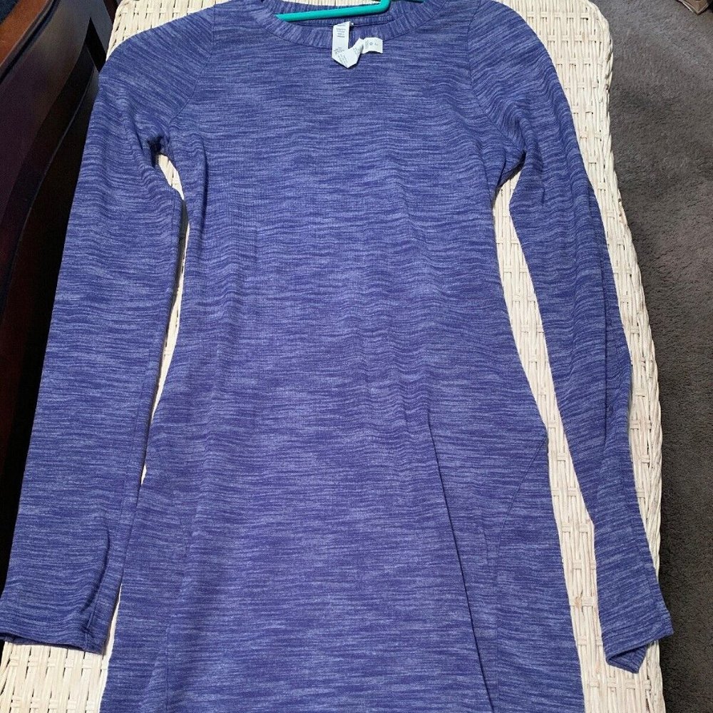 NWOT Lululemon &Go Where Dress Long Sleeve Casual Blue Size 2